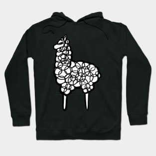 Llama scribbler Hoodie